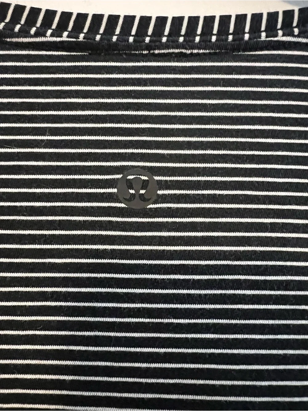 Lululemon Love Crew III Hype Stripe Black White